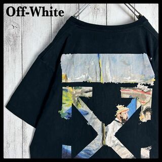 OFF-WHITE - 【希少モデル】オフホワイト☆バックロゴ入りTシャツ クロスアロー カラフル