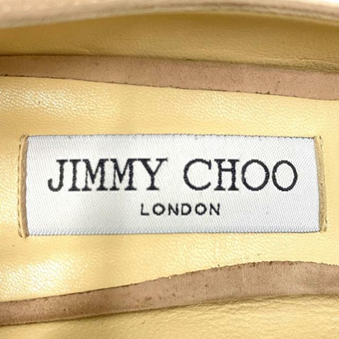 JIMMY CHOO(ジミーチュウ)のJIMMY CHOO(ジミーチュウ) パンプス 39 レディース - ベージュ スエード レディースの靴/シューズ(ハイヒール/パンプス)の商品写真