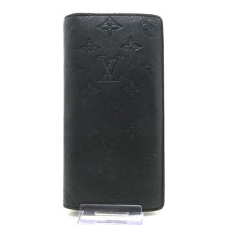 ルイヴィトン(LOUIS VUITTON)のLOUIS VUITTON(ルイヴィトン) 長財布 モノグラム・シャドウ ポルトフォイユ・ブラザ M62900 黒 モノグラム･シャドウ レザー(財布)