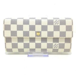 ルイヴィトン(LOUIS VUITTON)のLOUIS VUITTON(ルイヴィトン) 長財布 ダミエ美品  ポルトフォイユ・サラNM2 N61735 アズール ダミエ・キャンバス(財布)