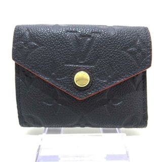 ルイヴィトン(LOUIS VUITTON)のLOUIS VUITTON(ルイヴィトン) 3つ折り財布 モノグラム・アンプラント美品  ポルトフォイユゾエ M58880 マリーヌルージュ モノグラム・アンプラント レザー（皮革の種類：牛革）(財布)