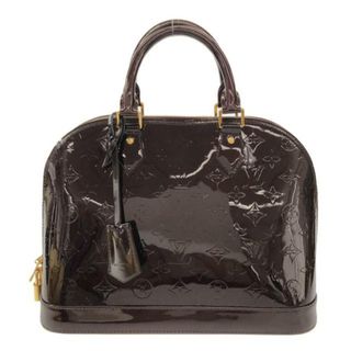 ルイヴィトン(LOUIS VUITTON)のLOUIS VUITTON(ルイヴィトン) ハンドバッグ モノグラムヴェルニ アルマPM M91611(旧型) アマラント パテント レザー（モノグラムの型押し）(ハンドバッグ)