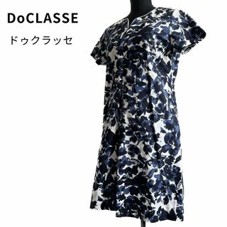 DoCLASSE - 美品★DoCLASSE ドゥクラッセ 花柄 総柄 ワンピース 大きいサイズ 3L