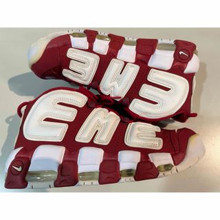 ナイキ(NIKE)のNIKE AIR MORE UPTEMPO SUPREME US9.5(スニーカー)