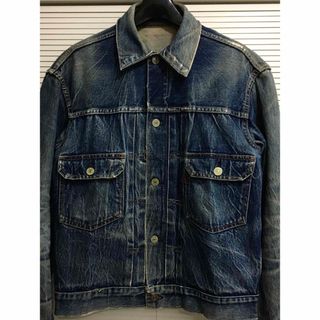 リーバイス(Levi's)の【極上】濃紺 40-42 507XX ハギ付同等サイズ 鬼ヒゲハチノスリーバイス(Gジャン/デニムジャケット)