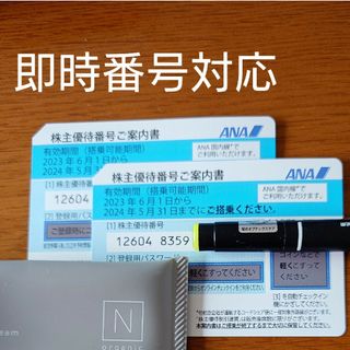 エーエヌエー(ゼンニッポンクウユ)(ANA(全日本空輸))のANA株主優待券 ２枚　即時対応(その他)