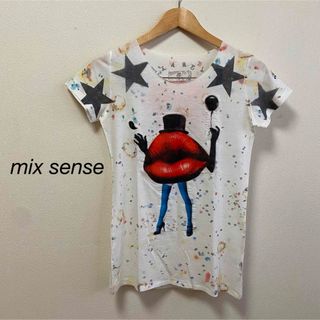 ミックスセンス(mix sense)のmix sense  Tシャツ　カットソー  グラフィック(カットソー(半袖/袖なし))