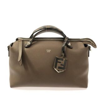 フェンディ(FENDI)のFENDI(フェンディ) ハンドバッグ バイザウェイ 8BL124 ダークブラウン×黒 レザー(ハンドバッグ)