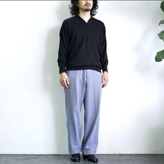 コモリ(COMOLI)のmaatee&sons cheap chino 2 薄ブルー(チノパン)