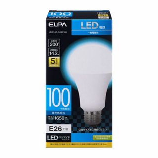 エルパ(ELPA) LED電球A形広配光 E26 昼光色相当 屋内用 LDA14(その他)