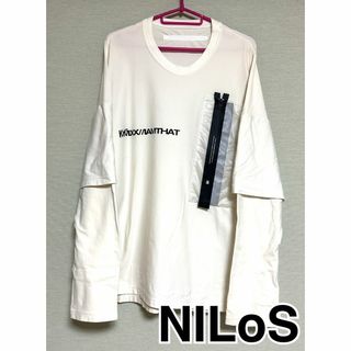 ユリウス(JULIUS)のNILoS ☆ 美品 ビッグシルエット レイヤード カットソー(Tシャツ/カットソー(七分/長袖))