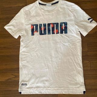 プーマ(PUMA)のプーマ　白 Tシャツ　メンズＳ(Tシャツ/カットソー(半袖/袖なし))