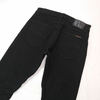 ヌーディジーンズ(Nudie Jeans)の美品 ヌーディージーンズ Tight Terry ブラックスリムストレッチデニム(デニム/ジーンズ)