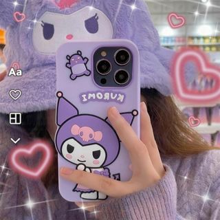 【サイズ:iPhone15Pro】Bipolars かわいい サンリオ アニメ (その他)