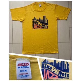 ミュージックティー(MUSIC TEE)の80s USA製 BLUE NOTE JAZZ new york miles M(Tシャツ/カットソー(半袖/袖なし))