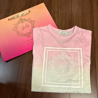 Rady♡グラデーションロゴTシャツ