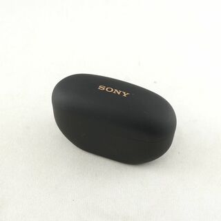 ソニー(SONY)のSONY ソニー WF-1000XM5 充電ケースのみ USED美品 ワイヤレスイヤホン イヤホンケース 充電器 チャージングケース ブラック 完動品 V0433(ヘッドフォン/イヤフォン)