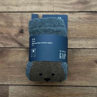 ベビーギャップ(babyGAP)のベビーGAP くまさんタイツ　2-3歳(靴下/タイツ)