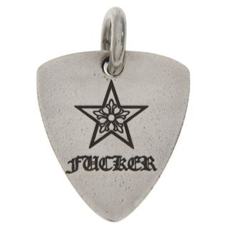 クロムハーツ(Chrome Hearts)のCHROME HEARTS クロムハーツ GUITAR PICK ギターピック ペンダント シルバーネックレストップ(ネックレス)