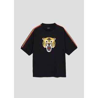 【グラニフ】オーサムタイガー｜ラグランラインTシャツ(Tシャツ/カットソー(半袖/袖なし))