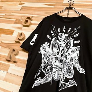 激レア【ジバンシー】GIVENCHY スカル タトゥー 半袖Tシャツ S 黒×白