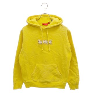 シュプリーム(Supreme)のSUPREME シュプリーム 19AW Bandana Box Logo Hooded Sweatshirt バンダナボックスロゴプルオーバーパーカー イエロー(パーカー)