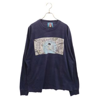 VINTAGE ヴィンテージ ANRCHIC AKIRA L/S 長袖カットソー ロングスリーブTシャツ ネイビー(Tシャツ/カットソー(七分/長袖))