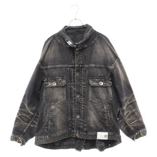 MIHARA YASUHIRO ミハラヤスヒロ 22AW Opened Facing Denim Jacket オープンド フェイシング デニムジャケット ブラック A10BL022