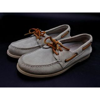 SPERRY TOPSIDER スペリートップサイダー スウェード デッキ シューズ size18(26cm位）/ベージュ ◇■ メンズ(その他)