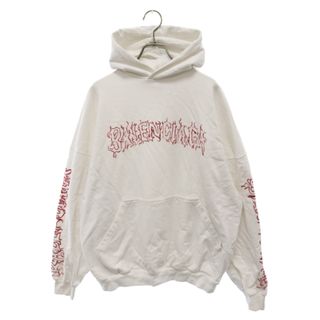 バレンシアガ(Balenciaga)のBALENCIAGA バレンシアガ METAL OUTLINE HOODIE メタルアウトラインフーディ プルオーバーパーカー ホワイト 739024 TPV04(パーカー)