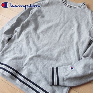 チャンピオン(Champion)の美品 L チャンピオン メンズ スウェット/トレーナー グレー(スウェット)