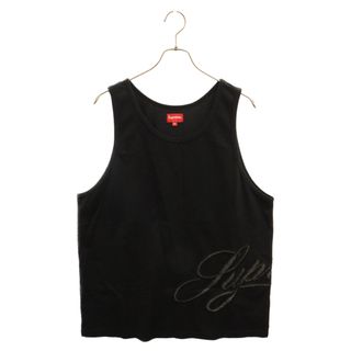 シュプリーム(Supreme)のSUPREME シュプリーム 21SS Mesh Script Tank Top メッシュスクリプトロゴ タンクトップ ブラック(タンクトップ)