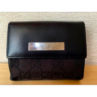 グッチ(Gucci)のセール‼️GUCCI グッチ二つ折り財布 GGキャンバス(財布)