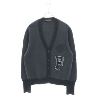 LOUIS VUITTON - LOUIS VUITTON ルイヴィトン 17AW×FRAGMENT DESIGN Wool cardigan フラグメントデザイン ウールカーディガン ブラック RM172M ARN HDN25W