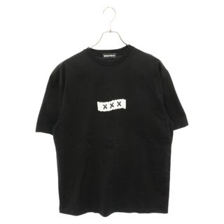 ゴッドセレクショントリプルエックス(GOD SELECTION XXX)のGOD SELECTION XXX ゴッドセレクショントリプルエックス 23SS Kosuke Kawamura Box Logo TEE 河村康輔 Tシャツ 半袖カットソー ブラック(Tシャツ/カットソー(半袖/袖なし))