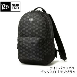 ニューエラー(NEW ERA)の新品未使用ニューエラ　ライトパック 27L ボックスロゴ モノグラム/ブラック(バッグパック/リュック)