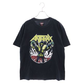 VINTAGE ヴィンテージ 00S VINTAGE ANTHRAX 2006 JAPAN アンスラックス ジャパンツアー SHOOTボディ プリントTシャツ 半袖カットソー ブラック(Tシャツ/カットソー(半袖/袖なし))