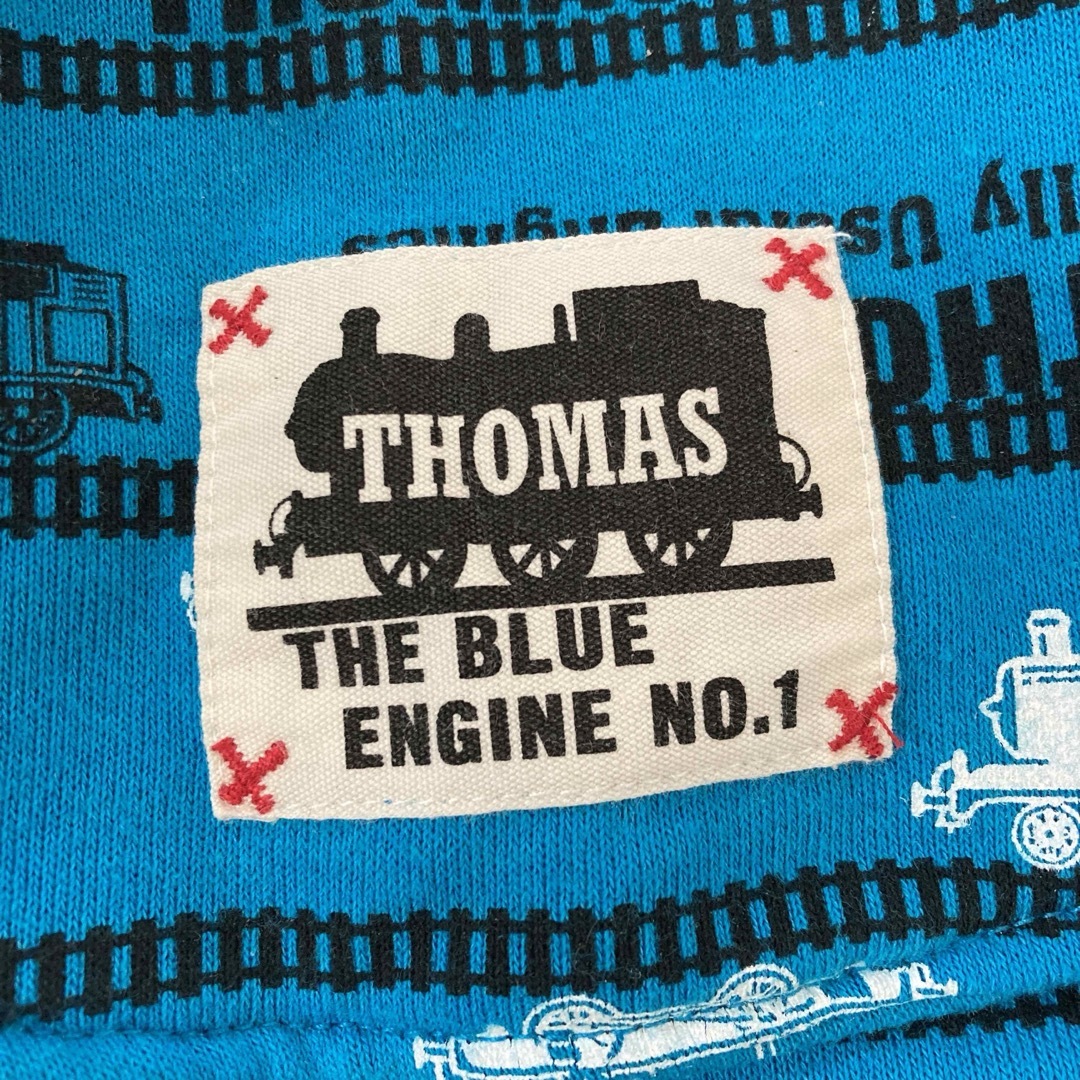 THOMAS(トーマス)のきかんしゃトーマス　リュック　スマホえほん　クリアポーチ　おでかけ3点セット キッズ/ベビー/マタニティのこども用バッグ(リュックサック)の商品写真