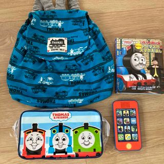 トーマス(THOMAS)のきかんしゃトーマス　リュック　スマホえほん　クリアポーチ　おでかけ3点セット(リュックサック)