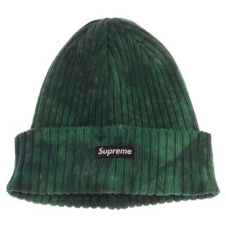 SUPREME シュプリーム 24SS Overdyed Beanie Splatter Green オーバーダイビーニー ニット帽 ニットキャップ スプラッターグリーン