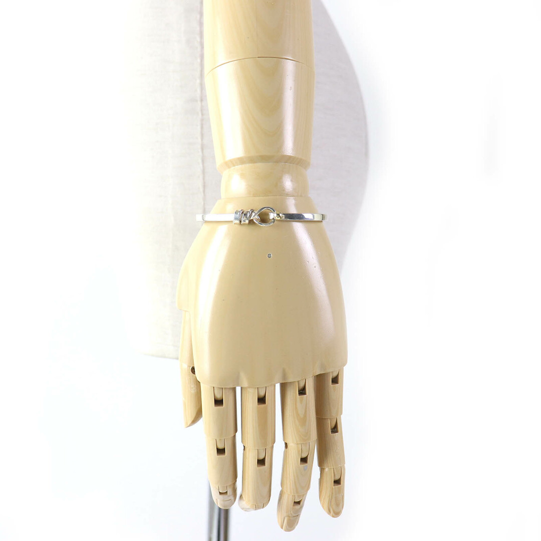美品△TIFFANY&Co. ティファニー フック&アイ SV925 750 コンビ 美品△TIFFANY&Co. ティファニー フック&アイ SV925 750 コンビ