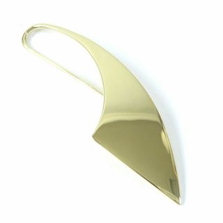 ジョージジェンセン(Georg Jensen)の美品△Georg Jensen ジョージジェンセン K18 HaH ハンスハンセン デザインブローチ アクセサリー ゴールド 箱付き 重量11.9g レディース(ブローチ/コサージュ)