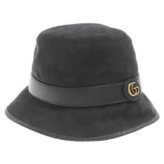 GUCCI グッチ 20SS GG Canbas Fedora Hat GGキャンバス 総柄フェドラバケットハット GGジャカード 帽子 ブラック 576587 4HG53