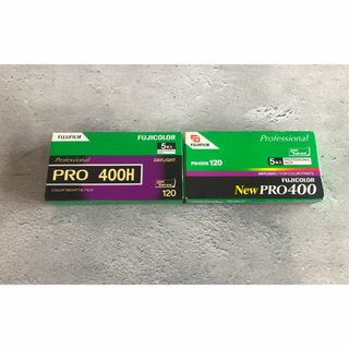 FUJIFILM PRO400H、PRO400 各5本 120ブローニーフィルム