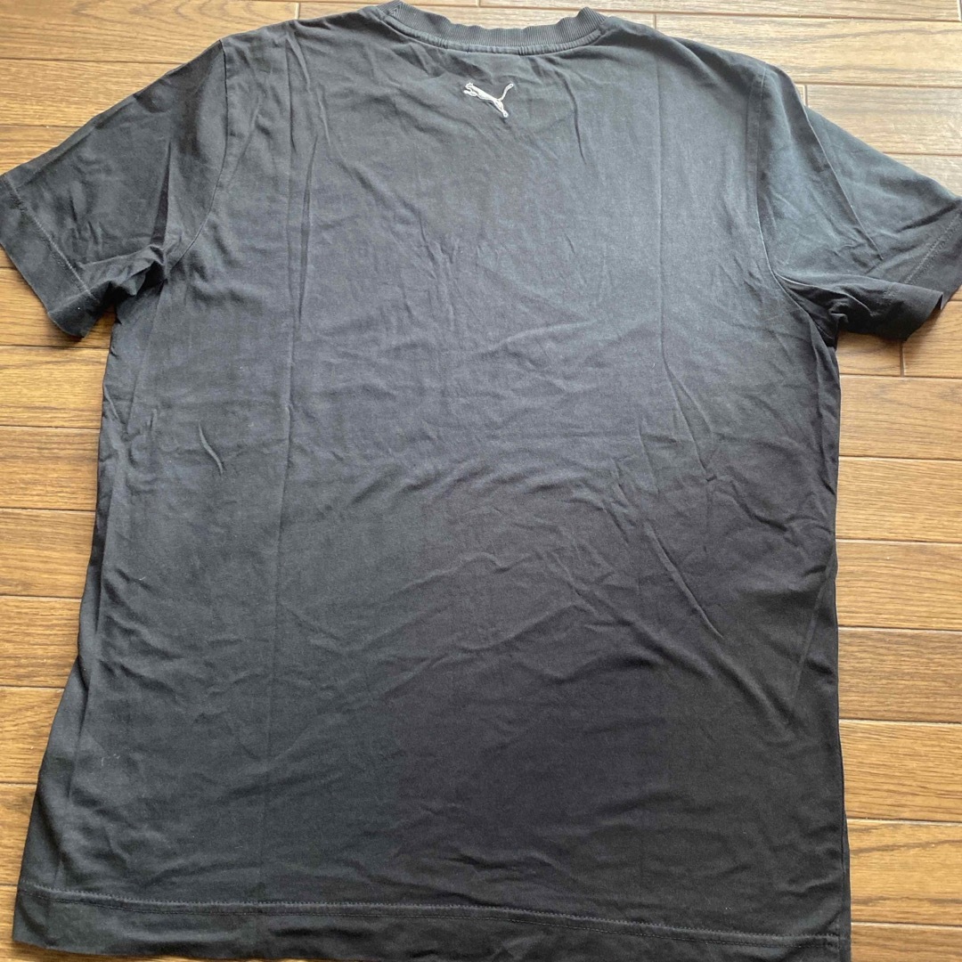 PUMA(プーマ)のプーマ　メンズ黒 Tシャツ　サイズM メンズのトップス(Tシャツ/カットソー(半袖/袖なし))の商品写真