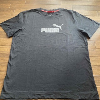 プーマ(PUMA)のプーマ　メンズ黒 Tシャツ　サイズM(Tシャツ/カットソー(半袖/袖なし))