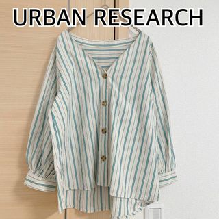 センスオブプレイスバイアーバンリサーチ(SENSE OF PLACE by URBAN RESEARCH)のURBAN RESEARCH アーバンリサーチ 長袖ブラウス　ストライプ(シャツ/ブラウス(長袖/七分))