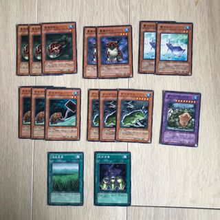 遊戯王カエル デッキ パーツ まとめ売り セット