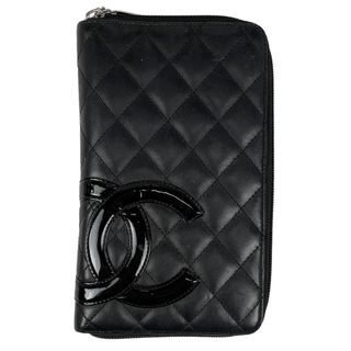 シャネル(CHANEL)のシャネル カンボンライン 長財布 レディース 【中古】(財布)