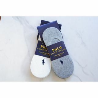 ポロラルフローレン(POLO RALPH LAUREN)のPOLOラルフローレン【レディース／3足×2セット】フットカバー合計6足【新品】(ソックス)